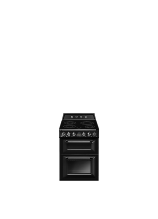 Kuchnia wolnost., 60cm, Victoria, czarny TR62IBL2 - Smeg