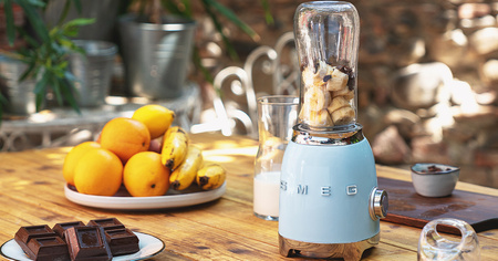 Blender mini, pastelowy błękit PBF01PBEU - Smeg