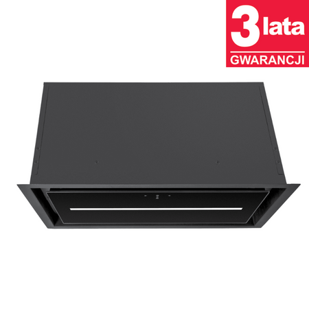 Okap kuchenny podszafkowy CIARKO Design Uno czarny - CDZ5504C