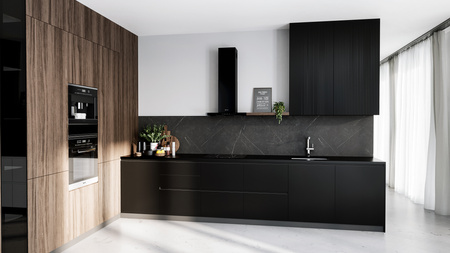 Okap kuchenny przyścienny AVENTELIO 60.1 BLACK