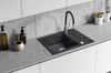 Bateria kuchenna ICEBERG FLEX EW CZARNY MAT/STAL SZCZOTKOWANA BDF02SPQ