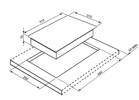 Płyta kuchenna PGF32G - Smeg