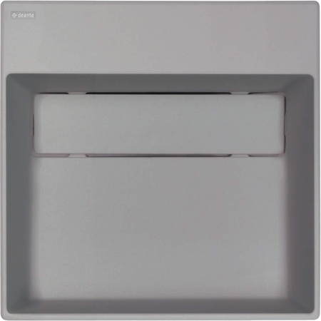 Umywalka granitowa nablatowa z miejscem na baterię - z maskownicą CQR_SU4M - Deante