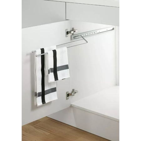 PEKA dwuramienny wieszak wysuwany na ręczniki z regulacją nachylenia