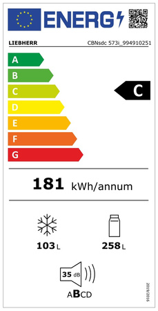 Chłodziarko-zamrażarka LIEBHERR CBNsdc 573i plus BioFresh NoFrost