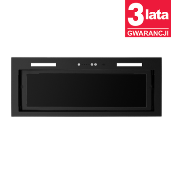 Okap kuchenny podszafkowy CIARKO Design Luno Black 72 - CDZ7201C