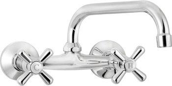 Bateria umywalkowa ścienna BOS_050D - Deante