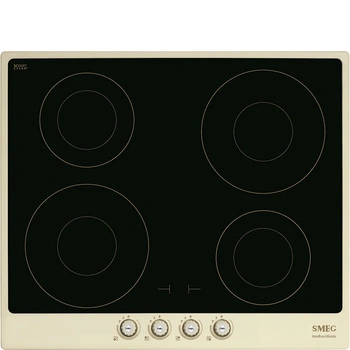 Płyta indukcyjna, 60 cm, Cortina, krem. SI764POM - Smeg