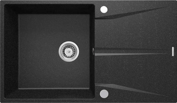 Zlewozmywak granitowy 1-komorowy z ociekaczem ZRC_211A - Deante