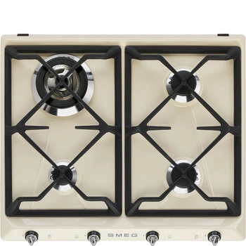 Płyta gazowa 60cm SMEG Victoria kremowy SR964PGH