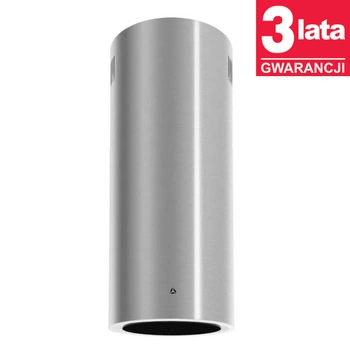 Okap kuchenny wyspowy CIARKO Design Tubus W - wyciąg inox CDW3801I