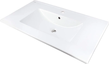 Umywalka ceramiczna wpuszczana z miejscem na baterię CTU_648M - Deante