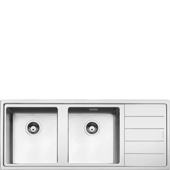 Zlewozmywak ze stali nierdzewnej LFT116D - Smeg