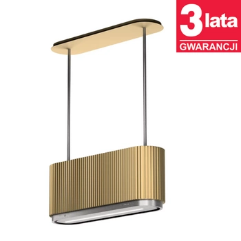 Okap kuchenny wyspowy CIARKO Design Mono W Gold - CDW9001G