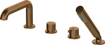 Bateria wannowa 4-otworowa z zestawem prysznicowym BQS_C14M - Deante