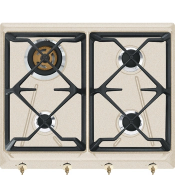 Płyta gazowa, 60 cm, Coloniale SRV864AVOGH2 - Smeg