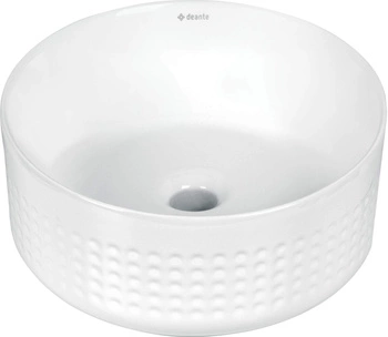 Umywalka ceramiczna nablatowa asymetryczna CDX_6U3S - Deante