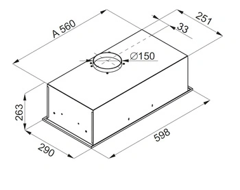 Okap kuchenny podszafkowy GLOBALO FLUERIS 60.1 INOX SENSOR SMELL