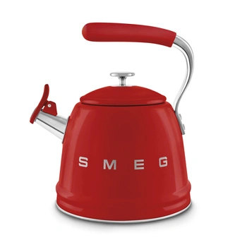 Czajnik z gwizdkiem, czerwony WKF01RD - SMEG