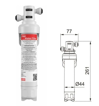 Zestaw startowy filtrujący wodę FRANKE Clear Water S - 150.0730.809 