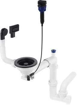 Syfon do zlewozmywaka granitowego 1-komorowego - Space-Saver ZXY_N972 - Deante