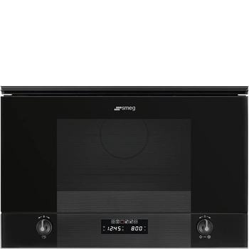 Kuchenka mikrofalowa, Linea, czarny MP122B3 - Smeg