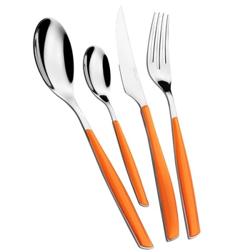 Bugatti GLAMOUR Pomarańczowy zestaw obiadowy 24 cz. w opakowaniu GLOU-021G50