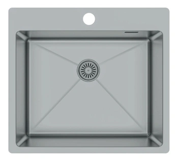 Zlew kuchenny BERG  ACERO XL 1.0 BOC STAL SZCZOTKOWANA 550x515x200 1,2MM ACEROXL