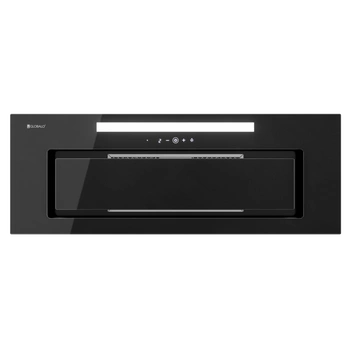 Okap kuchenny podszafkowy GLOBALO SILENTIO 80.2 BLACK