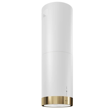 Okap kuchenny wyspowy GLOBALO CYLINDRO ISOLA 39.7 LIGHT GOLD RING