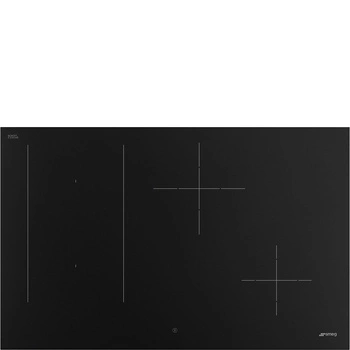 Płyta indukcyjna SMEG 80cm Classica czarny SIM3844N