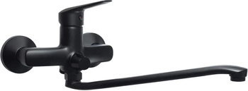 Bateria umywalkowa ścienna z wydłużoną wylewką - podłączenie na wąż BMO_N56M - Deante