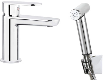 Bateria umywalkowa ze słuchawką typu bidetta BGA_027M - Deante