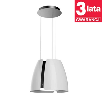 Okap kuchenny wyspowy CIARKO Design Miss W biały - CDW5001B