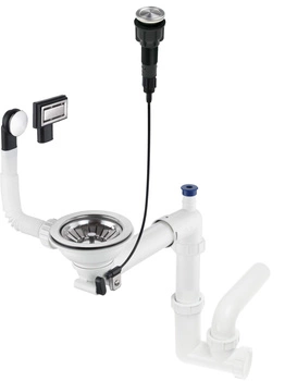 Syfon do zlewozmywaka granitowego 1-komorowego - Space-Saver ZXY_9982 - Deante