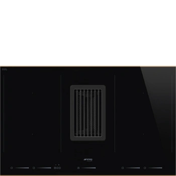 Płyta indukcyjna ze zintegrowanym okapem SMEG Dolce Stil Novo 80cm - HOBD682R1