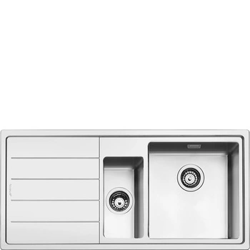 Zlewozmywak ze stali nierdzewnej LFT102S - Smeg