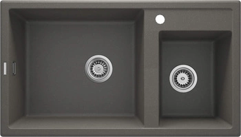 Zlewozmywak granitowy 2-komorowy ZQE_T20B - Deante