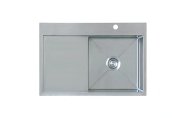 Zlew kuchenny BERG  ACERO 1.0 OC komora PRAWA SZCZOTKOWANA STAL 780x510x200 ACERO1OCP