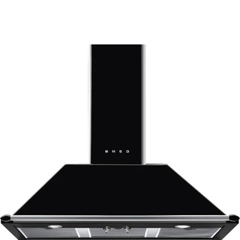Okap kuchenny, Victoria, 100 cm, czarny KT100BLE - Smeg