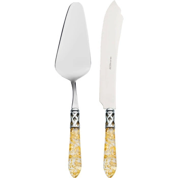 Bugatti ALADDIN Łopatka do ciasta + nóż do krojenia ciasta ALC1G-N4220/21