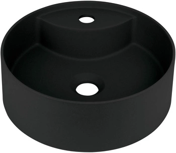 Umywalka granitowa nablatowa z miejscem na baterię CQS_NU4B - Deante