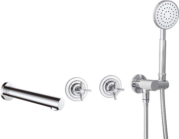 Bateria wannowa podtynkowa z zestawem prysznicowym BQT_018P - Deante