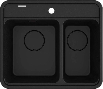Zlewozmywak granitowy 1.5-komorowy ZKM_G503 - Deante