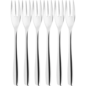 Bugatti RIVIERA zestaw 6 widelczyków do ciasta w pudełku IN-051N17