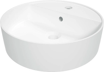 Umywalka ceramiczna nablatowa z miejscem na baterię CGR_6U4B - Deante