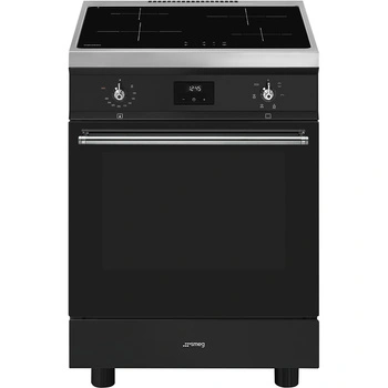 Kuchnia wolnostojąca czarna SMEG Classica C6IMMBT2