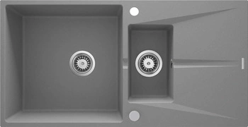 Zlewozmywak granitowy 1.5-komorowy z ociekaczem ZRC_S513 - Deante