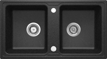 Zlewozmywak granitowy 2-komorowy ZQZ_2203 - Deante