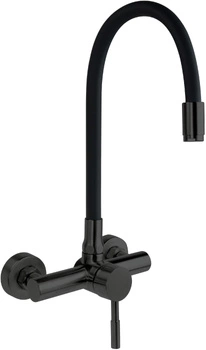 Bateria kuchenna ścienna z giętą wylewką BOC_N80M - Deante